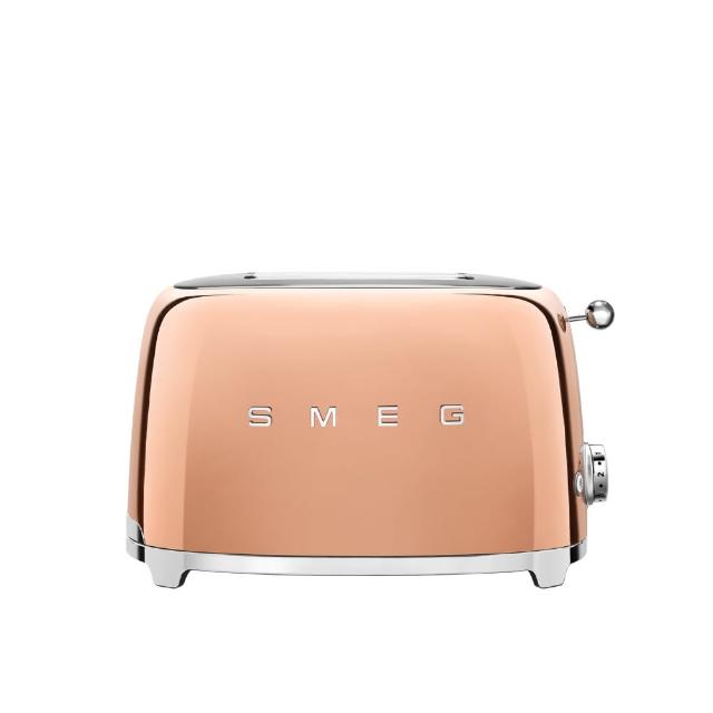 【SMEG】2片式烤麵包機-玫瑰金(TSF01RGUS 公司貨)