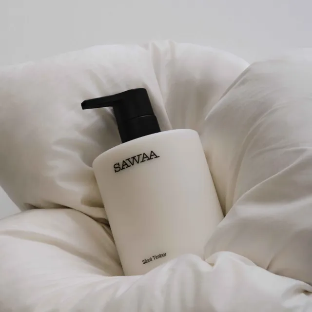 【SAWAA】黑杉微光｜靜心安恬身體乳500ml 2入組(木質調 奶霜質地 長效保濕 柔嫩肌膚)