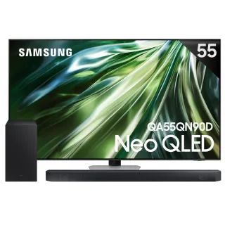 【SAMSUNG 三星】55型4K Neo QLED智慧連網 144Hz Mini LED液晶顯示器 55QN90D(QA55QN90DAXXZW)