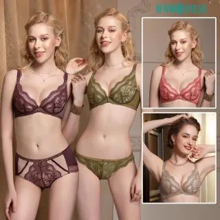 【Swear 思薇爾】買一送一2件組金戀迴香系列B-E罩軟鋼圈蕾絲包覆女內衣(2色各1)