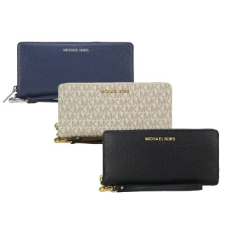 【Michael Kors】JET SET荔枝紋手掛式長夾(多色選)