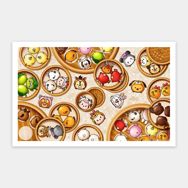 【Pintoo】迪士尼 - Tsum Tsum - 生肖包子 - 拼圖1000片