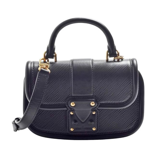 LV LOUIS VUITTON路易威登 M22724 經典 EPI 水波紋牛皮金釦手提 / 斜背包 LV LOUIS VUITTON 路易威登 M22724 經典 EPI 水波紋牛皮金釦手提/斜揹包,黑色設計,附可拆背帶,可手提或肩背,防刮耐磨,經典時尚風格,結帳享85折再享0利率