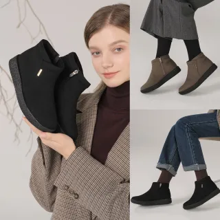 韓國FLOZU美麗諾羊毛輕量踝靴