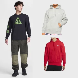 【NIKE 耐吉】長袖 厚底 帽T 連帽上衣 休閒上衣 運動 男款 女款 多款(BV2655-063&)