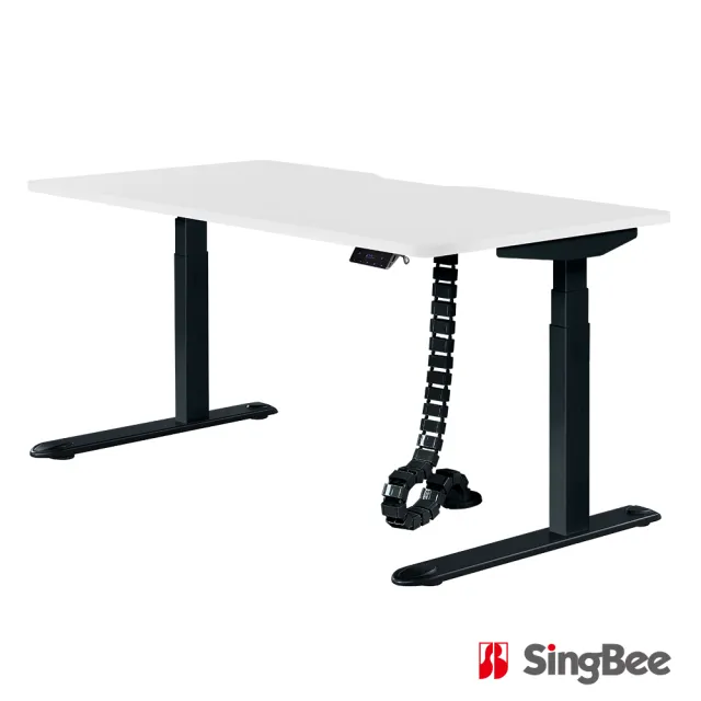 【SingBee 欣美】電動升降桌120x70cm SB-ETS-6 127(書桌 升降桌  電動桌 辦公桌 辦公桌 工作桌)