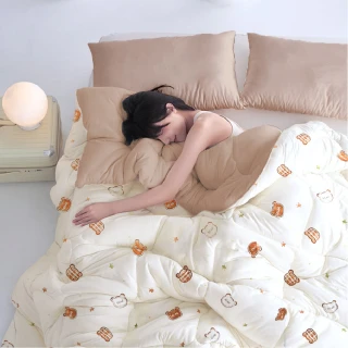 【DeKo岱珂】買1送1 MIT台灣製 韓版可水洗石墨烯冬被2.2KG-180×210cm(十三色任選/石墨烯被/冬被)