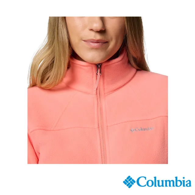 【Columbia 哥倫比亞】女款-刷毛外套-Fast Trek™-曙光粉(UER60810AW/JF)