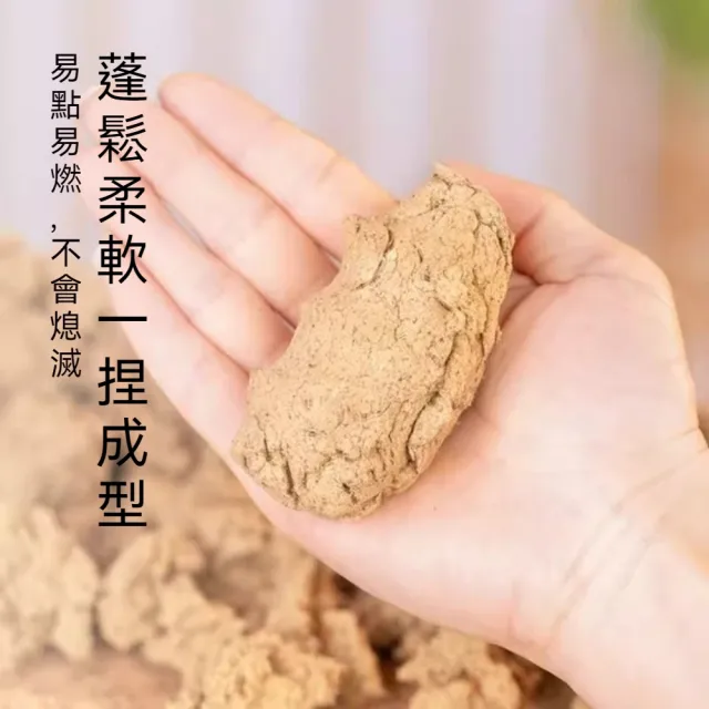 【YAOCHEN 瑤辰】買一送一 家用黃金純艾絨-200g/袋*2袋(隔姜灸艾絨 艾灸柱 艾柱 無煙艾柱 無煙艾灸)