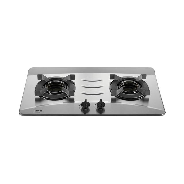 Rinnai 林內 RB-N2601S 雙口不鏽鋼內焰瓦斯爐 第一級能源效率 臺灣製造 鑄鐵爐頭