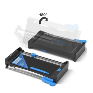【FILUX 飛力士】雙機一體多功能翻轉A4裁紙機 FC-005(A4 5合1裁刀 辦公/手作DIY)