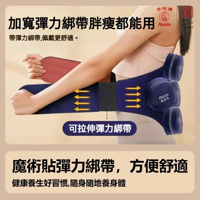【Hwato 华佗牌】贈黃銅艾灸罐-艾灸罐套裝-三聯(艾灸儀 艾灸罐 艾灸盒 艾灸器具)