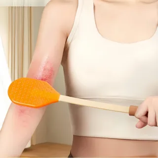 【YAOCHEN 瑤辰】矽膠經絡養生拍痧板(拍痧排毒 刮痧 養生拍)