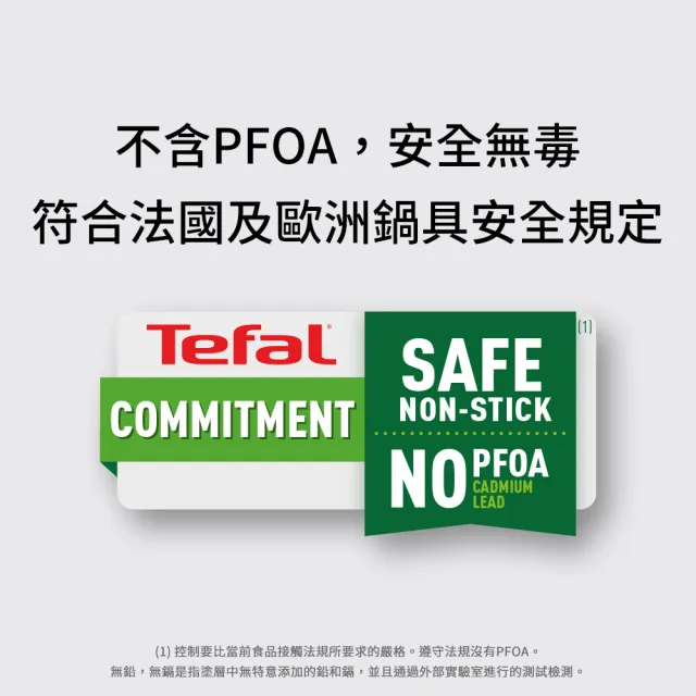 【Tefal 特福】Daisy系列24CM不沾鍋雙耳湯鍋-加蓋(IH爐可用鍋/電磁爐適用)