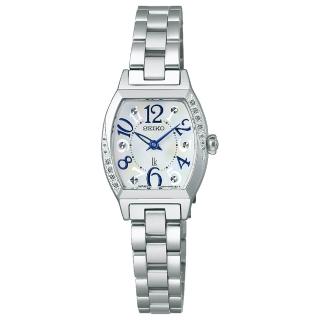 【SEIKO 精工】LUKIA 芙蓉顏值石英酒桶型女錶-銀/21mm 送禮 禮物(SSWA015J/4N30-01D0S)