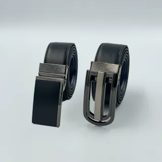 【G2000】黑色金屬亮面扣式皮帶頭(4款可選)