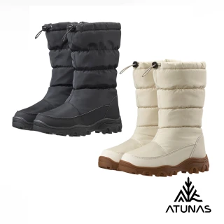 【ATUNAS 歐都納】女款雪地漫步防水高筒刷毛保暖雪靴(A1GCGZ06W鞋底冰爪/賞雪/滑雪/休閒旅遊)