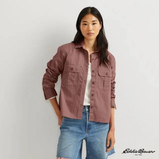 【Eddie Bauer】女款保暖抓絨外套/立領上衣/棉質襯衫 任選