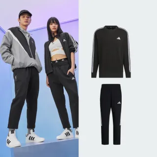 【adidas 愛迪達】休閒運動/大學T 長褲 運動褲 男女款(多款任選)