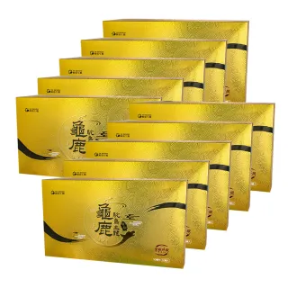 【YM BIOMED 陽明生醫】雙12限定-龜鹿鴕鳥土龍原膠x10盒 共100瓶澎派組-效期至2026/06(10入/盒  即期好康)