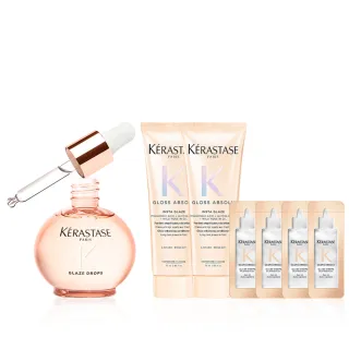 【KERASTASE 巴黎卡詩】釉光香頌玫瑰護髮精油45ml(全新上市/小粉球/柔順/抗躁/蓬彈)