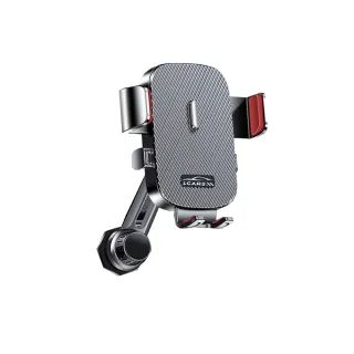 【MUAN】汽車出風口專用手機架 升級加長螺旋鉤手機支架 車用手機導航支架 出風口車架