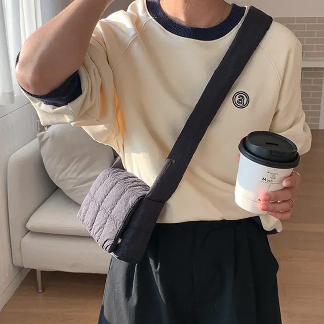 【MoonDy】雙11 包包 包包 側背包 小方包 女生斜背包 尼龍斜背包 韓國包包 攜便包 鋪棉包包 側 