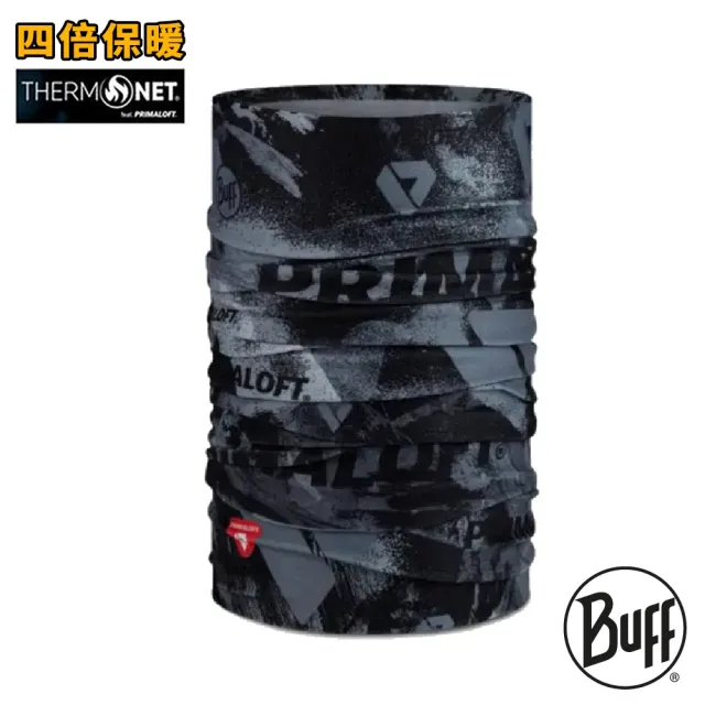 【BUFF】動態禦寒頭巾石墨標誌 BF132485-901(保暖/防曬/健行/單車/爬山/吸濕排汗)