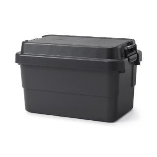【MUJI 無印良品】耐壓收納箱/大/黑 約寬60×深39×高37cm