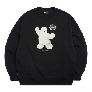 【Mark Gonzales】男女同款 SHMOO 娃娃大學T-黑色