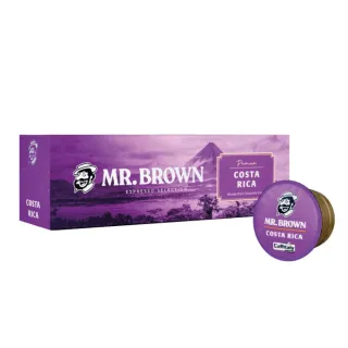 即期品【MR.BROWN 伯朗】義式咖啡膠囊 哥斯大黎加(10入/盒)