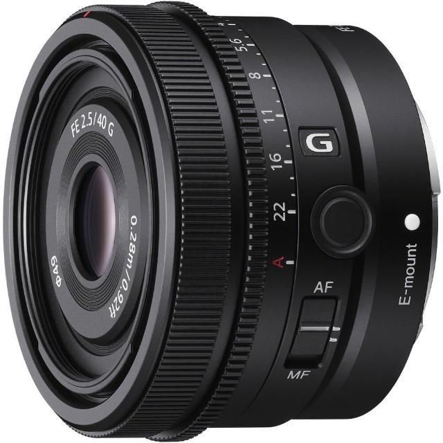 【SONY 索尼】FE 40mm F2.5 G SEL40F25G 標準大光圈鏡頭(公司貨 全片幅無反微單眼鏡頭)