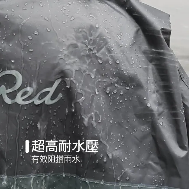 【雨傘王】BigRed 雙拉鍊 背包雨衣 連身雨衣 一件式 雨衣 附收納袋 機車雨衣(超值款無維修*)
