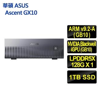 【ASUS 華碩】Ascent GX10 桌上型AI超級電腦(GB10/128GB/1TB/GX10/DGX/90MS0371-M00010)