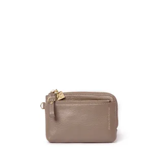 【PEPPER’S】交換禮物 CUBE 拉鍊卡片零錢包 - 摩卡棕/迷霧藍/月光灰(零錢包 卡片零錢包)