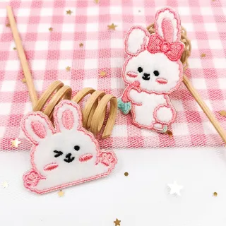 【QOQ】動物貼布 刺繡貼布/可愛卡通毛絨動物圖樣刺繡貼布 DIY材料 衣物補丁 自黏膠款(9款任選)