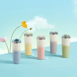 【Oolab 良杯製所】不鏽鋼鈦陶瓷易潔層隨行杯800ml(不含吸管/鈦塗層/保溫杯/多功能杯蓋/防漏)