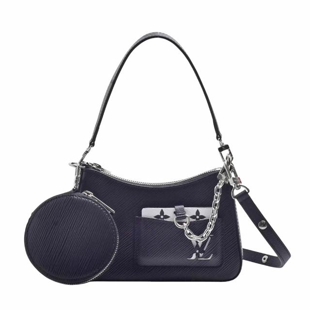 LV LOUIS VUITTON路易威登 M20998 經典 Marellini 系列 EPI 紋理牛皮肩背 / 斜背包 LV M20998 經典 Marellini 系列 EPI 紋理牛皮肩背/斜揹包,黑色設計,經典時尚。採用高品質 EPI 紋理牛皮製作,防刮耐磨,耐用實用。內設可拆式圓形零錢包與口袋內配備小巧鏡子,方便日常使用。結帳享85折優惠,再享0利率分期付款,是時尚與實用兼具的優質配件。