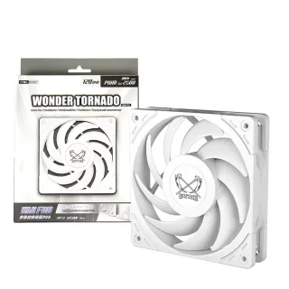 【SCYTHE】鎌刀 Wonder Tornado 120 White 蒼風丸 散熱風扇(WT1225FD25W-P)