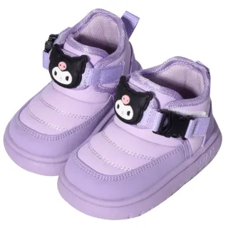 【Ann’S】Ann’S正版三麗鷗授權-KUROMI酷洛米 防臭鞋墊柔軟兒童短靴2cm(紫)