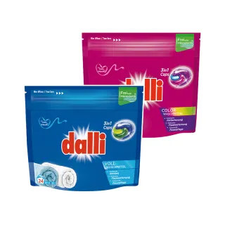【Dalli德國達麗】旋風酵素洗衣膠囊/洗衣球/洗衣凝珠24顆(強效除菌除臭/護色去污持香)