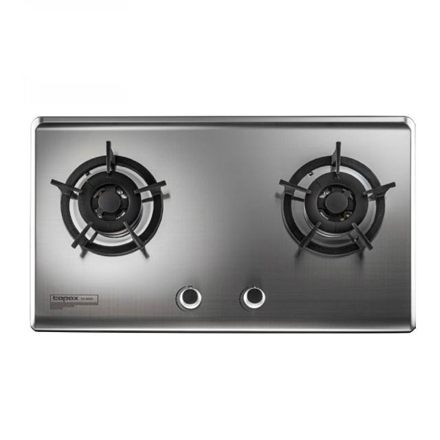 【莊頭北】保潔二口不鏽鋼檯面爐TG-8503S(NG1/LPG基本安裝)