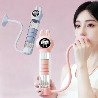 【時尚玩家】計數型呼吸啞鈴 負重式呼吸訓練器(腹肌 馬甲線 肺活量訓練)