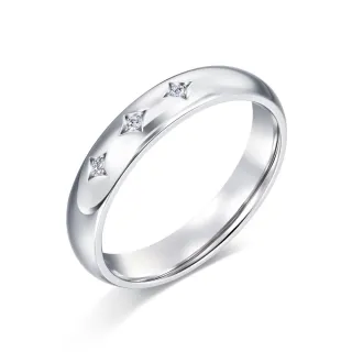 【PROMESSA】PT950鉑金 星宇系列 鑽石戒指(男戒)