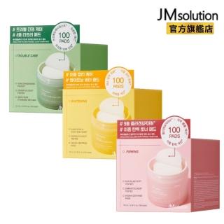 【JMsolution】爽膚棉100片/3款*2入任選(膠原彈嫩PDRN/維他命C美白淡斑/茶樹控油淨瑕)