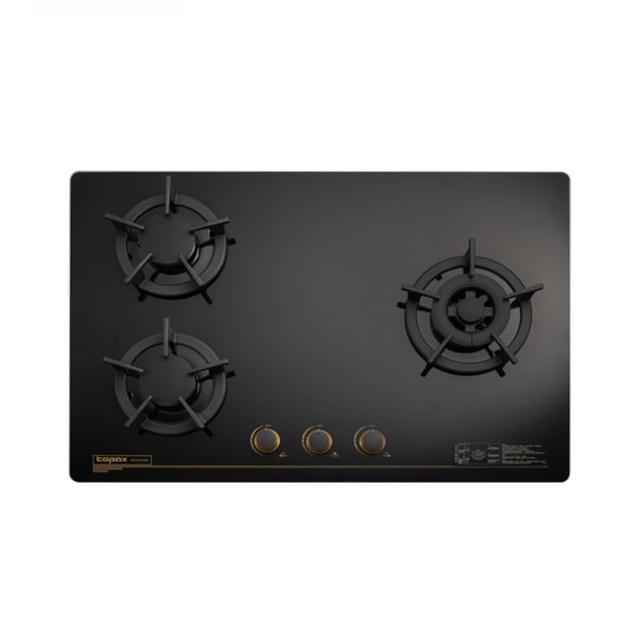 【莊頭北】三口保潔零秒點火黑色玻璃檯面爐TG-8533G(NG1/LPG基本安裝)