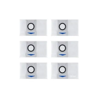 【CHAK】ECOVACS 科沃斯 DEEBOT X1/T10/T20 OMNI 副廠掃地機配件耗材超值組(集塵袋6入組)