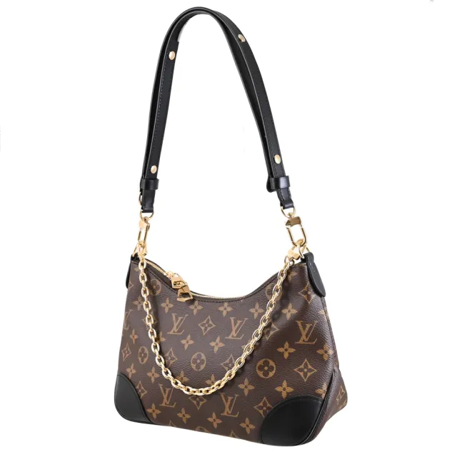 【Louis Vuitton 路易威登】LV M45831 BOULOGNE 經典花紋肩背鍊包斜背包兩用包(現貨)