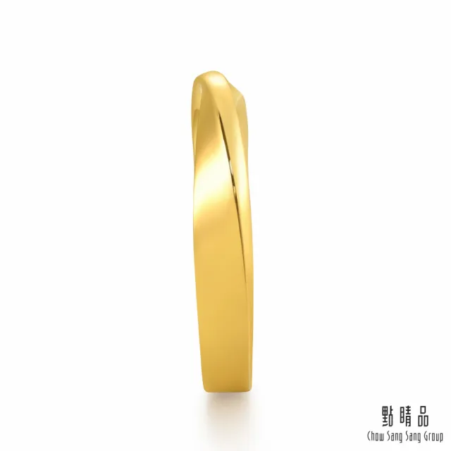 【點睛品】莫比烏斯環 黃金戒指_計價黃金(港圍15號)
