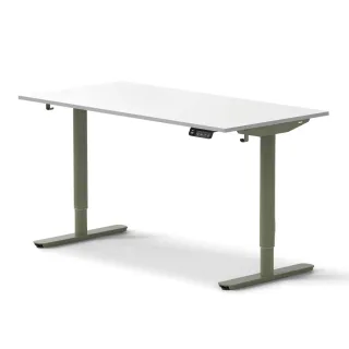 【Tapbi】電動升降桌｜圓管RD系列 140x70cm 高承重雙馬達 直覺操控 安全防壓(書桌/辦公桌/工作桌/電腦桌)